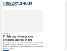 Tablet Screenshot of fisiomedicalcenter.eu